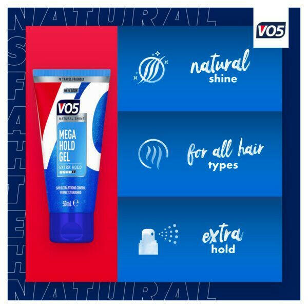 VO5 Mega Hold Styling Gel 50ml GOODS Boots