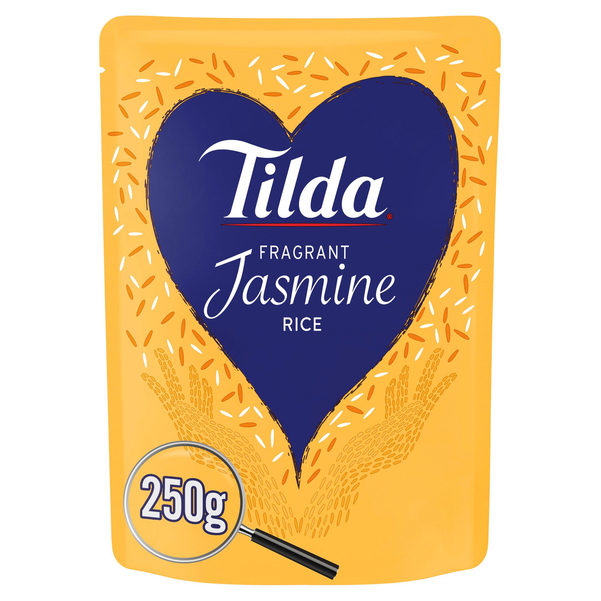 Tilda Microwave Rice Fragrant Jasmine 250g GOODS Sainsburys