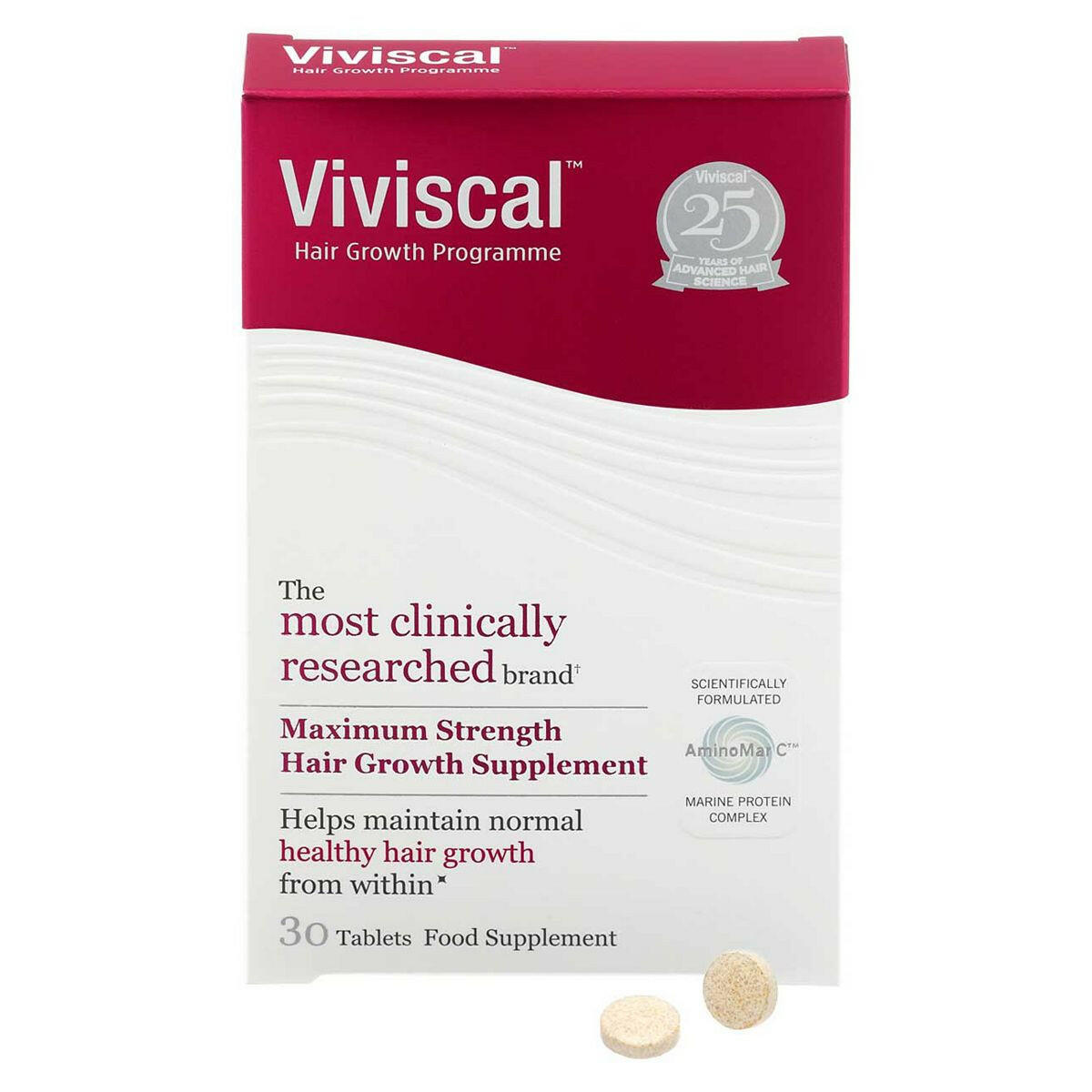 Viviscal Women's Max Strength Supplement 30 tablets GOODS Boots