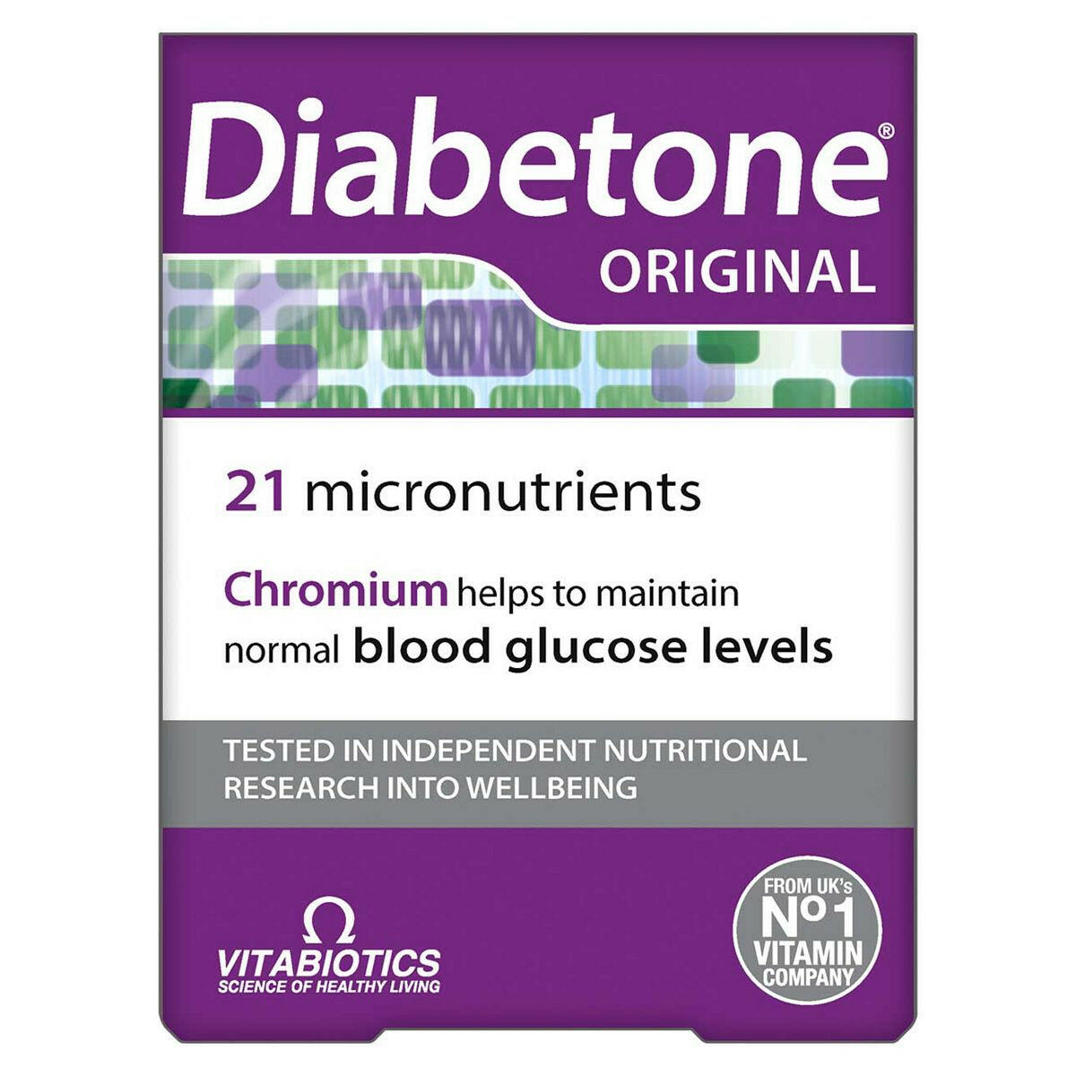 Vitabiotics Diabetone - 30 tablets GOODS Boots