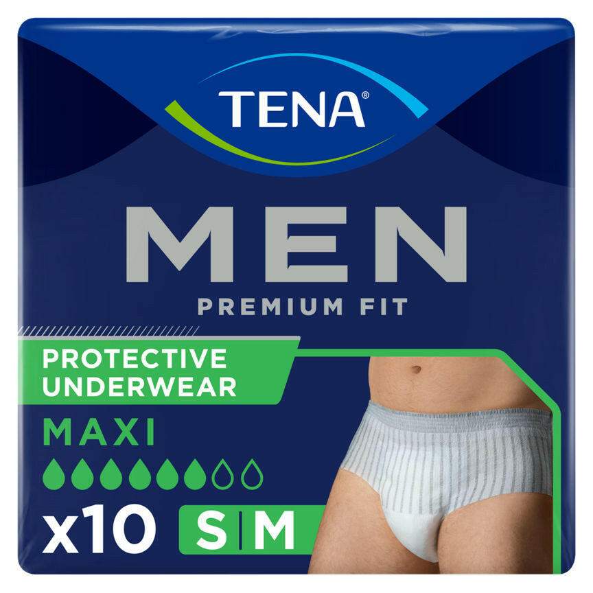 Tena Men Premium Fit Medium Bladder Weakness Pants GOODS ASDA
