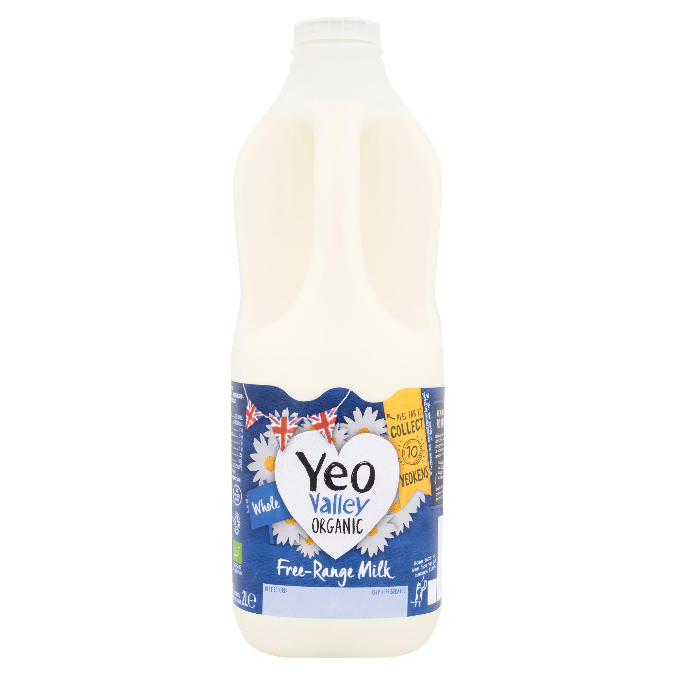 Yeo Valley Organic Fresh Whole Milk 2L GOODS Sainsburys