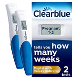 Clearblue Digital Weeks Indicator Pregnancy Test - 2 Tests - McGrocer