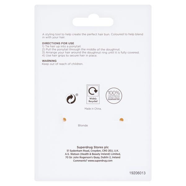 Superdrug Large Blonde Doughnut GOODS Superdrug