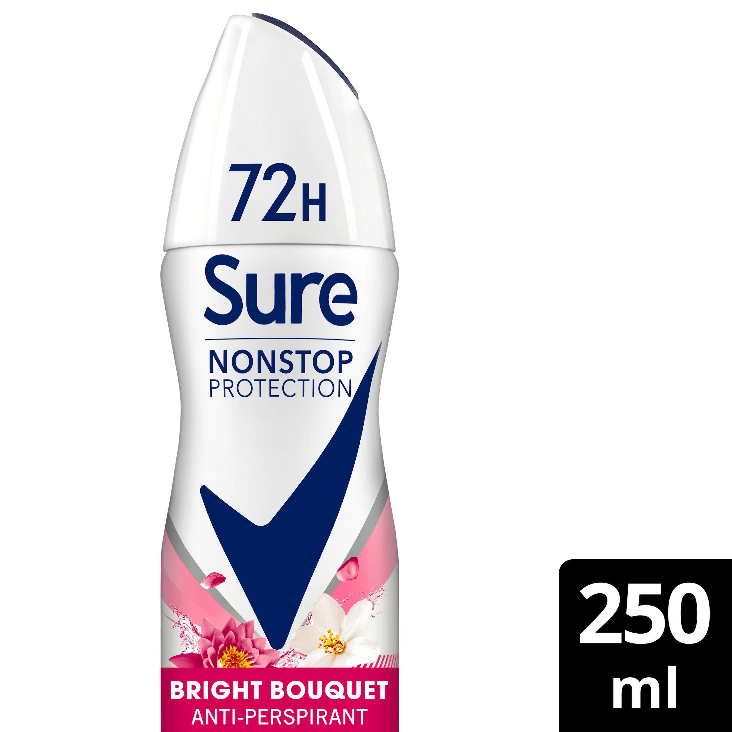 Sure 72hr Bright Bouquet Nonstop Protection Anti-Perspirant Deodorant Aerosol 250ml GOODS Sainsburys