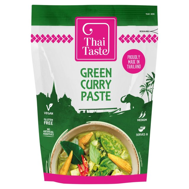 Thai Taste Green Curry Paste in Pouch 200g GOODS M&S