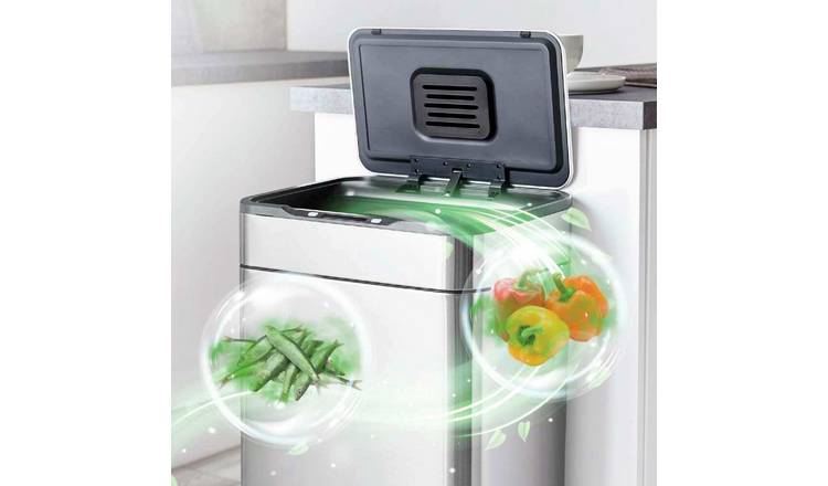 Tower 65 Litre Sensor Bin - Silver GOODS Argos