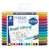 Staedtler Double Ended Lettering Pens 12pk GOODS Sainsburys