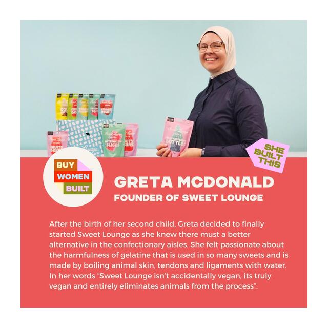 Sweet Lounge Vegan Fizzy Blue Raspberry Bottles 130g - McGrocer