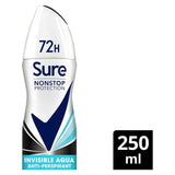 Sure Invisible Aqua Nonstop Protection Anti-perspirant Deodorant Aerosol 250 ml Deodorants Boots