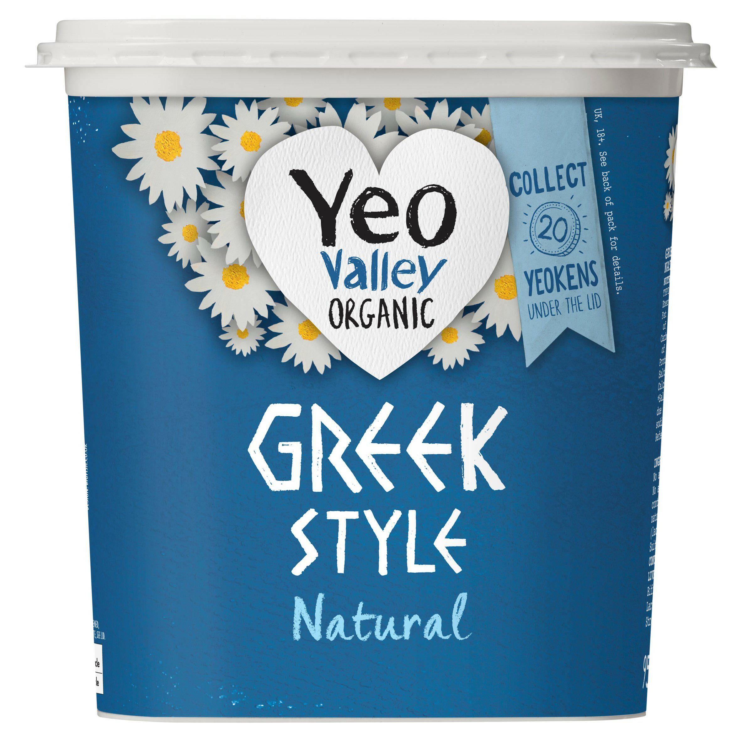Yeo Valley Organic Greek Style Natural Yogurt 950g GOODS Sainsburys