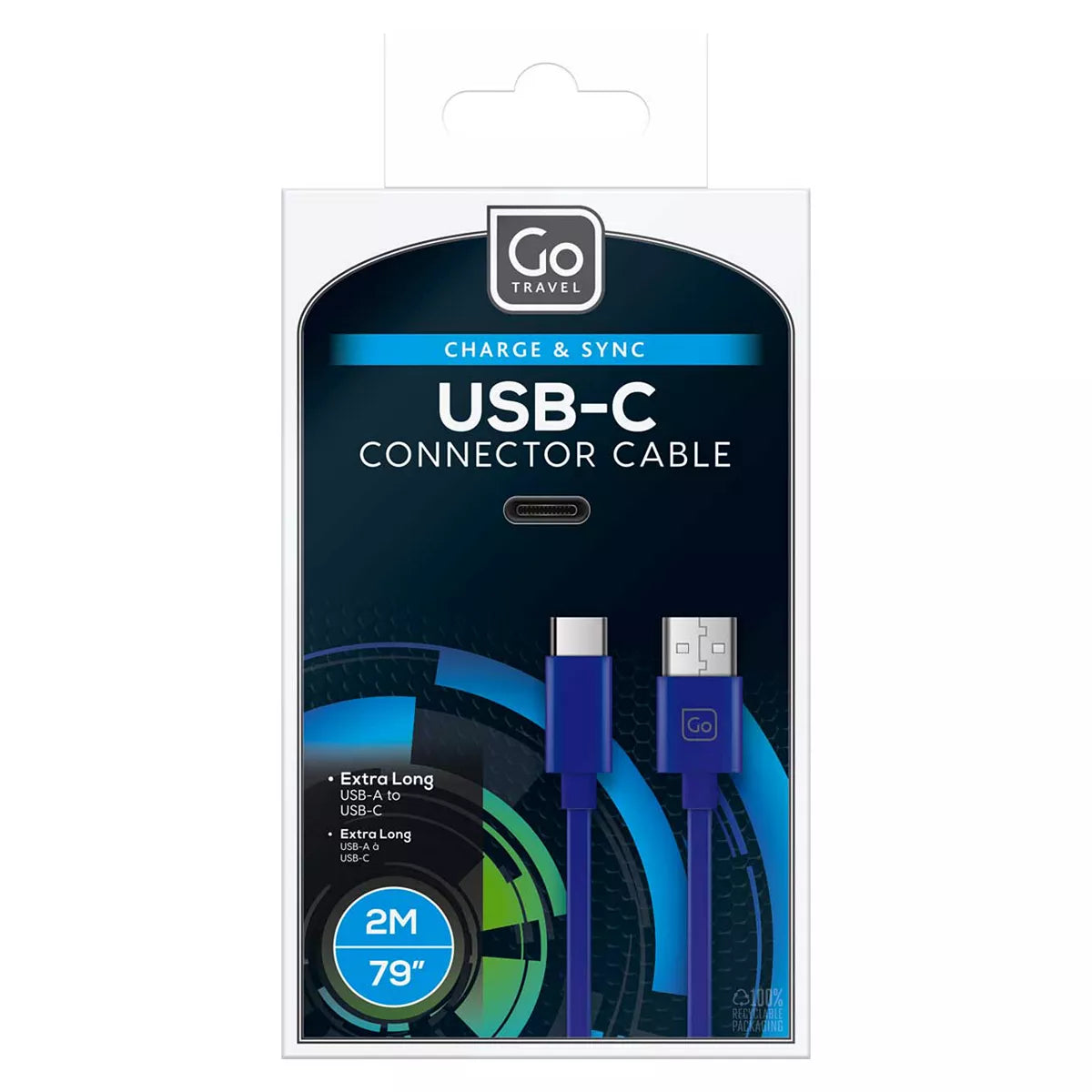 Go Travel USB-C 2m Cable - McGrocer