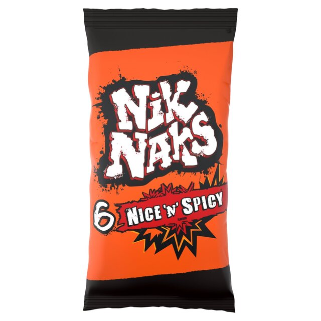 Nik Naks Nice 'N' Spicy Multipack Crisps 6 per pack - 998199