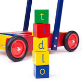 Tidlo Wooden Babywalker With ABC Blocks GOODS Superdrug