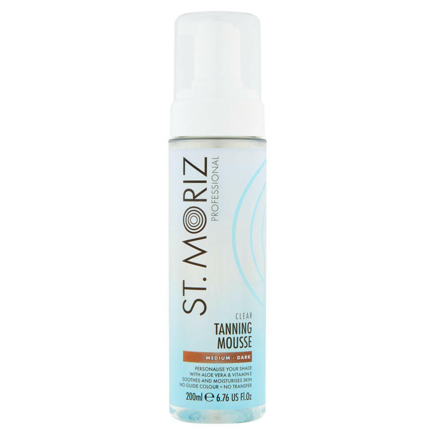 St. Moriz Professional Tanning Mousse Medium Dark Suncare & Travel ASDA