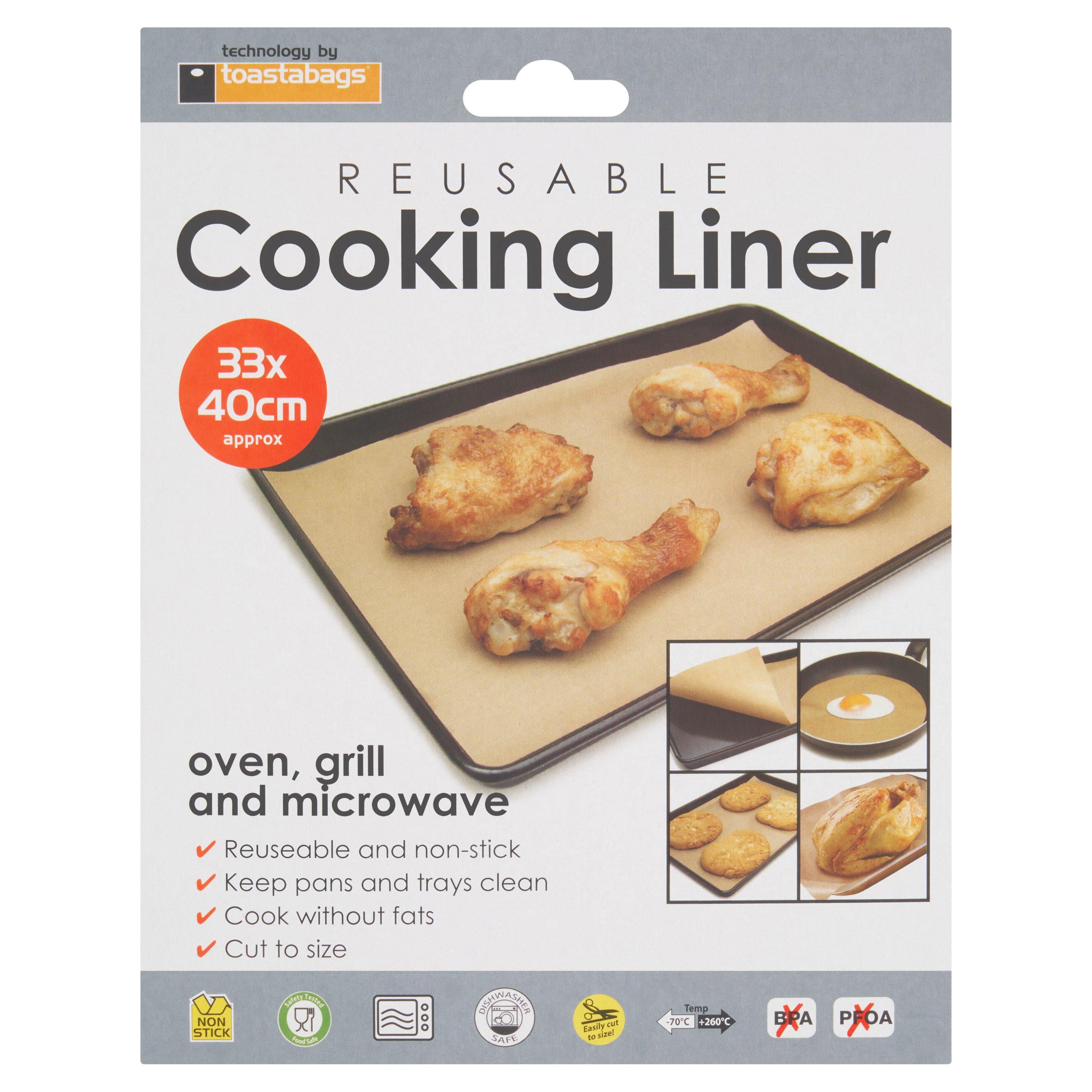 Toastabags Reusable Cooking Liner Foil food bags & storage Sainsburys