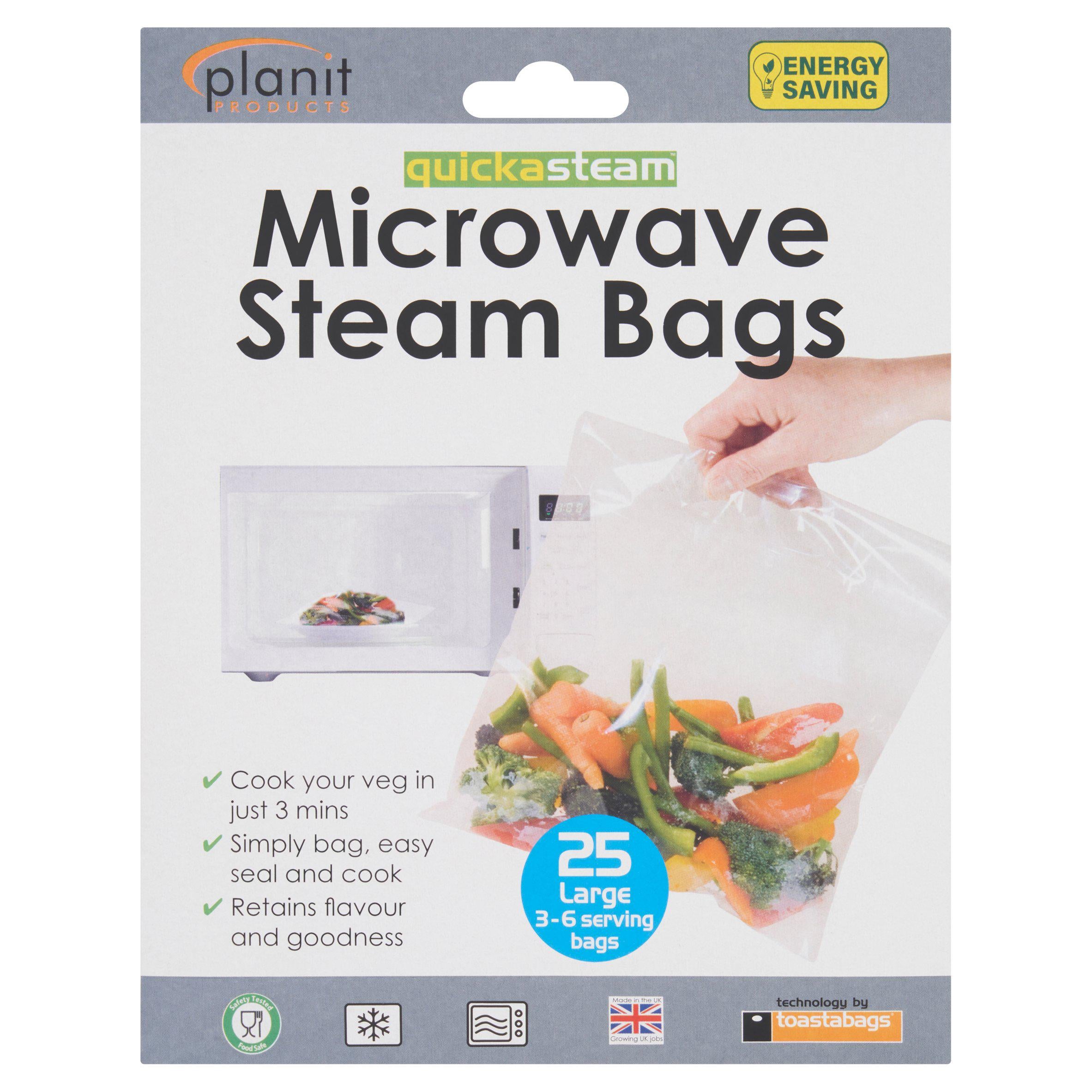Toastabags Microwave Steam Bags x25 GOODS Sainsburys