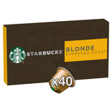 Starbucks by Nespresso Blonde Roast Coffee Pods x36 All coffee Sainsburys