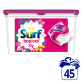Surf 3 In 1 Washing Capsules Tropical Lily 45 Washes GOODS Sainsburys