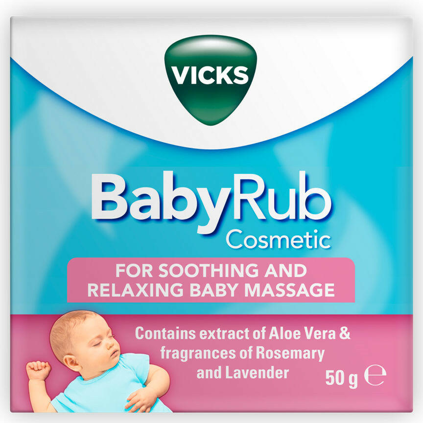 Vicks BabyRub Ointment For Soothing And Relaxing Baby Massage Jar GOODS ASDA