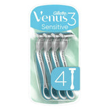 Venus3 Sensitive Women's Disposable Razors - 4 Pack GOODS Boots