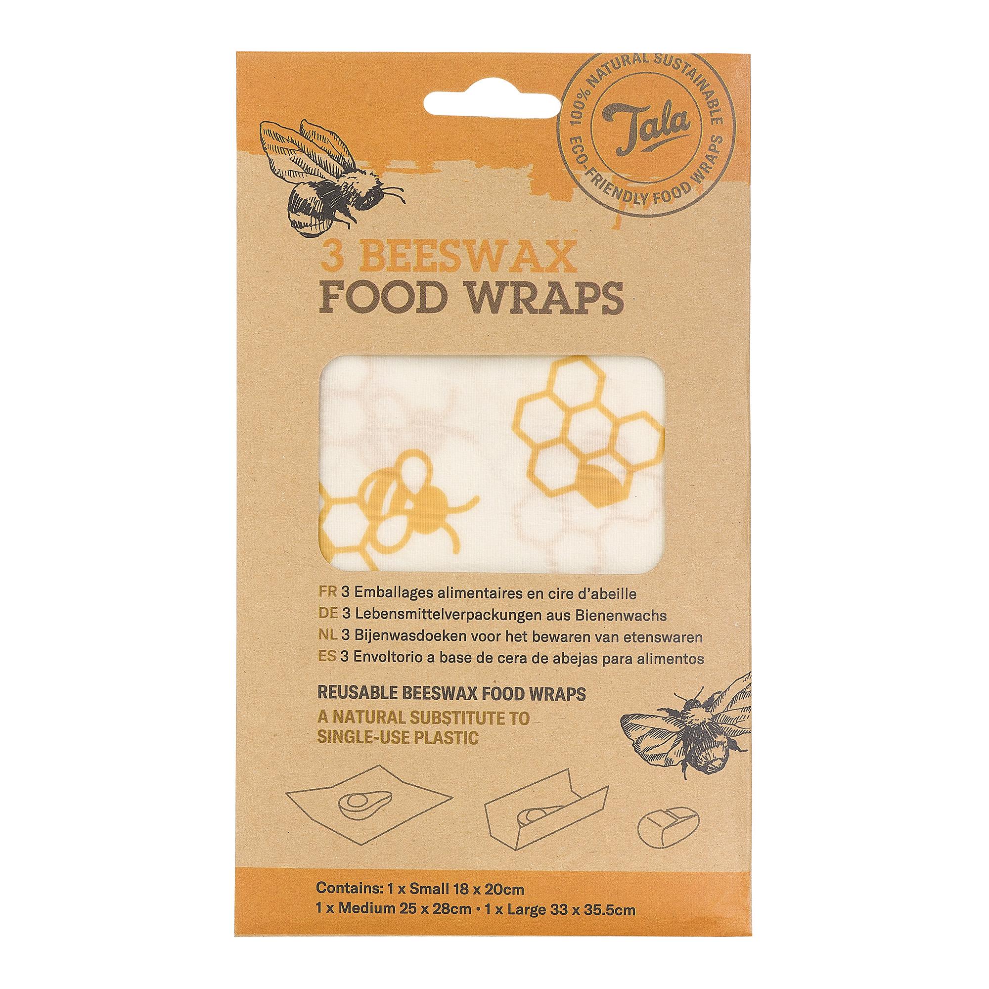 Tala SML Beeswax Food Wraps 3pk GOODS Sainsburys