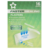 Superdrug Faster Healing Hydrocolloid Waterproof Plasters 16 GOODS Superdrug