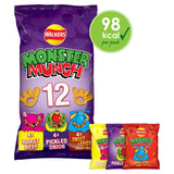 Walkers Monster Munch Variety Multipack Crisps Snacks 12x20g GOODS Sainsburys