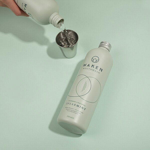Waken Vegan Mouthwash Spearmint 500ml GOODS Superdrug