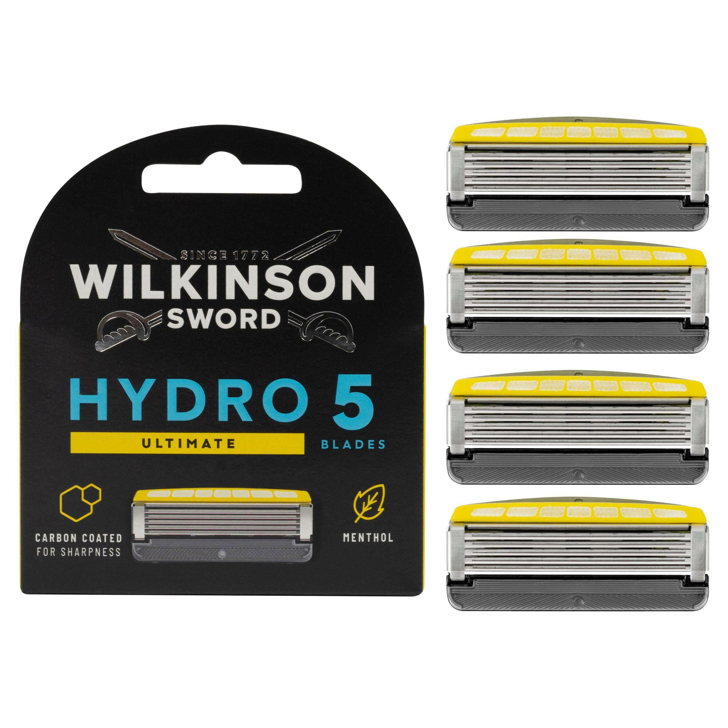 Wilkinson Sword Hydro 5 Skin Protection Men's Razor Advanced Blades x4 men's razors & blades Sainsburys