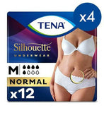 TENA Silhouette Normal Lady Incontinence Low Waist Pants - Medium - 4 packs of 12 bundle GOODS Boots