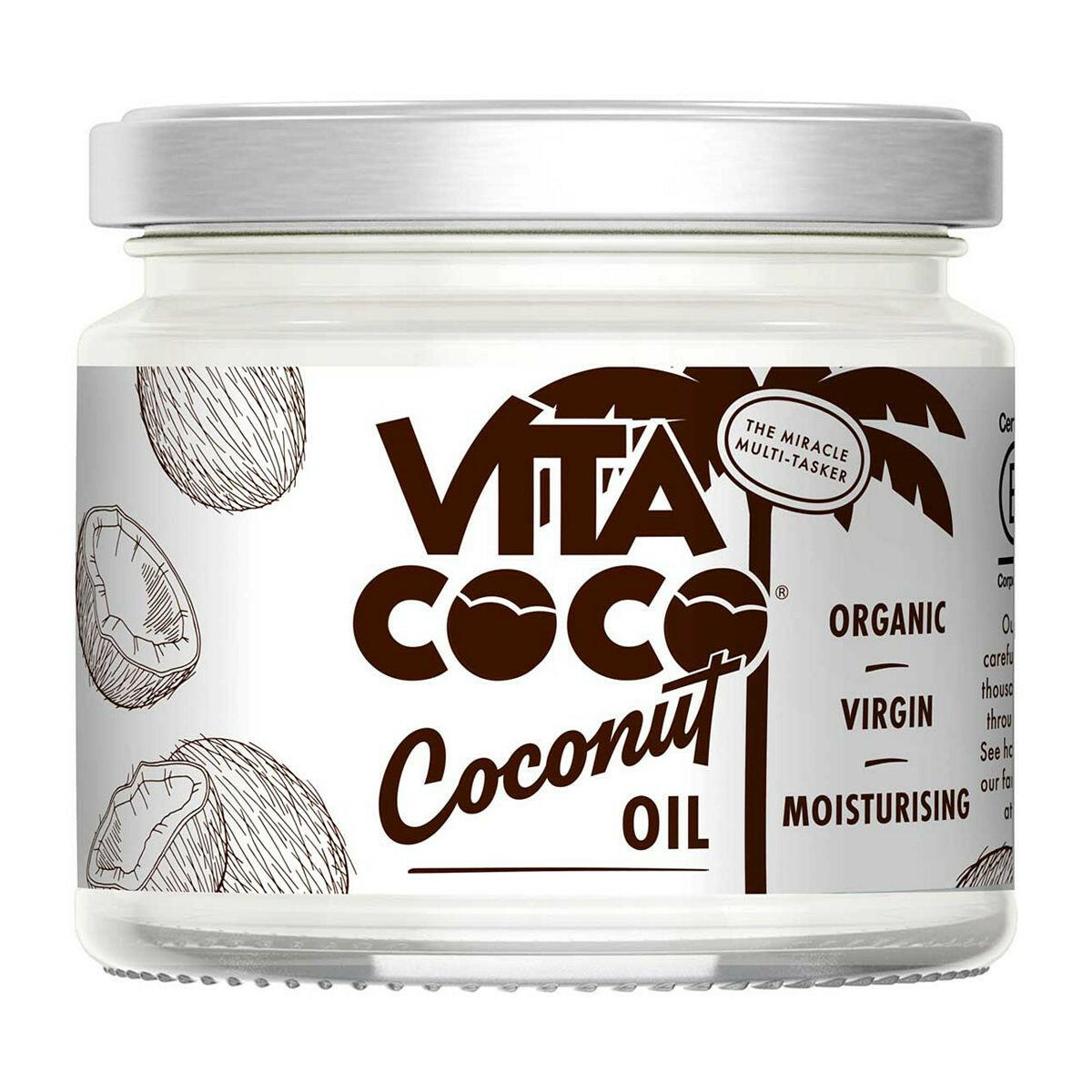 Vita Coco Raw Organic Coconut Oil 250ml Haircare & Styling Boots