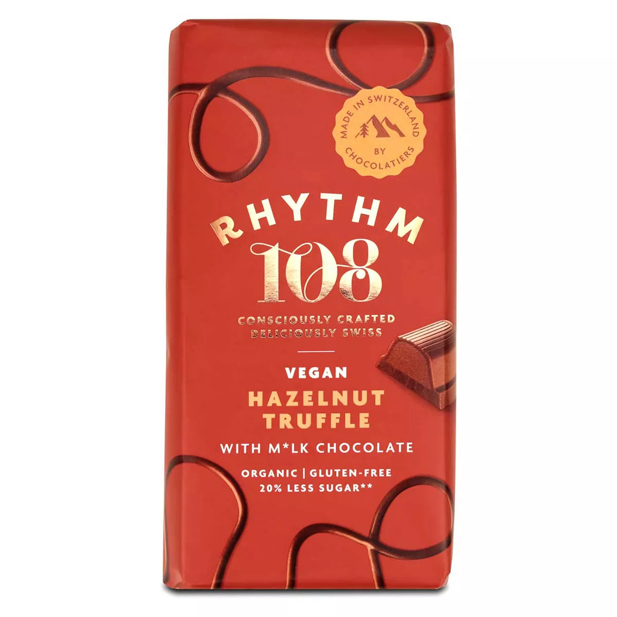 Rhythm 108 M*lk Chocolate Hazelnut Tablet - 100g - McGrocer