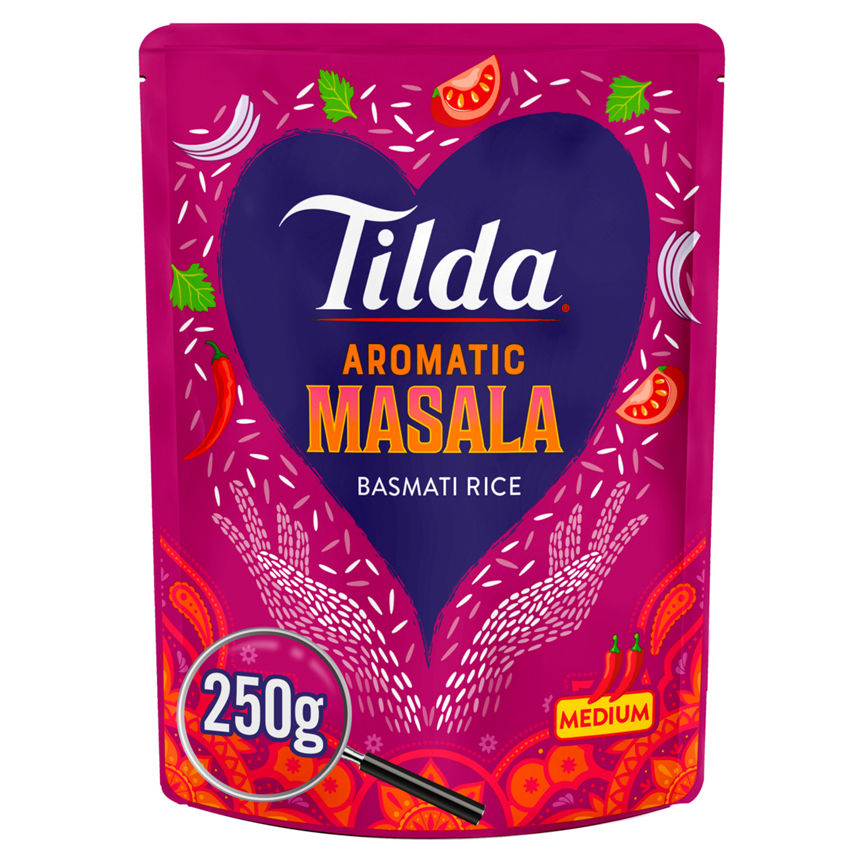 Tilda Masala Rice 250g GOODS ASDA