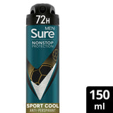 Sure Men Sport Cool Nonstop Protection Anti-perspirant Deodorant Aerosol GOODS ASDA