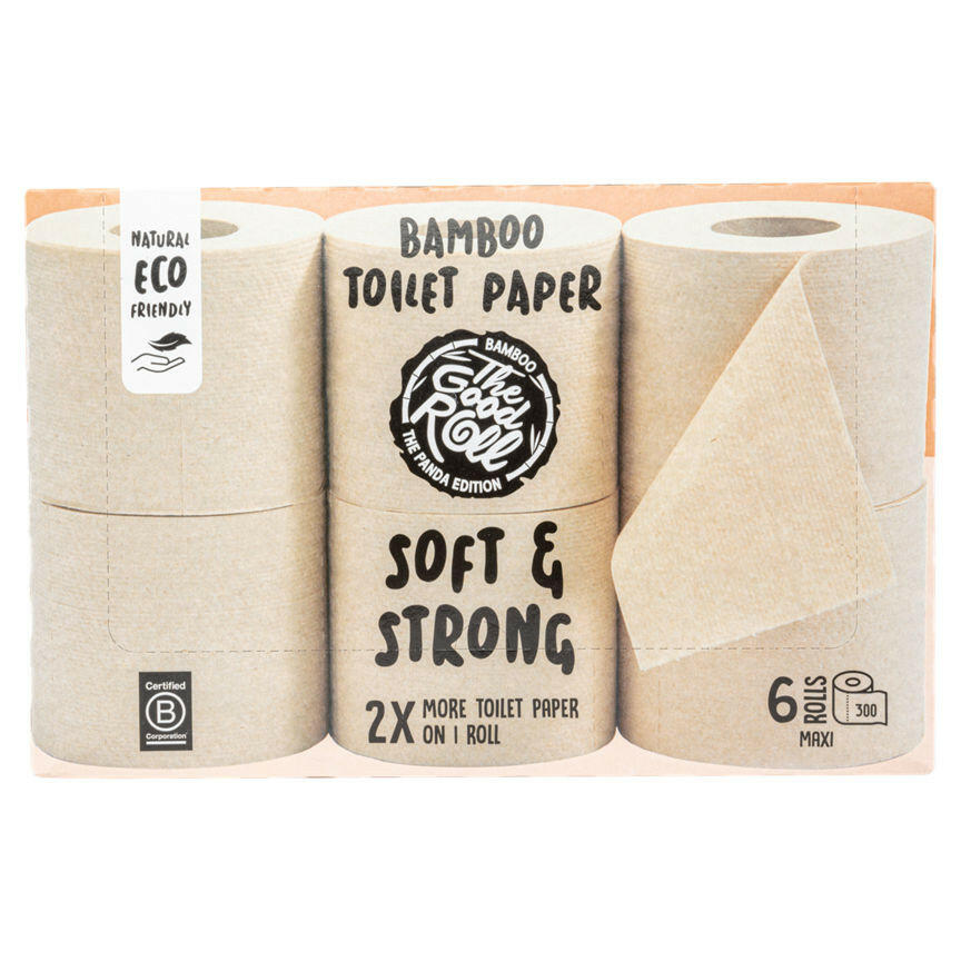 The Good Roll Soft & Strong Toilet Paper 6 Maxi Rolls GOODS ASDA