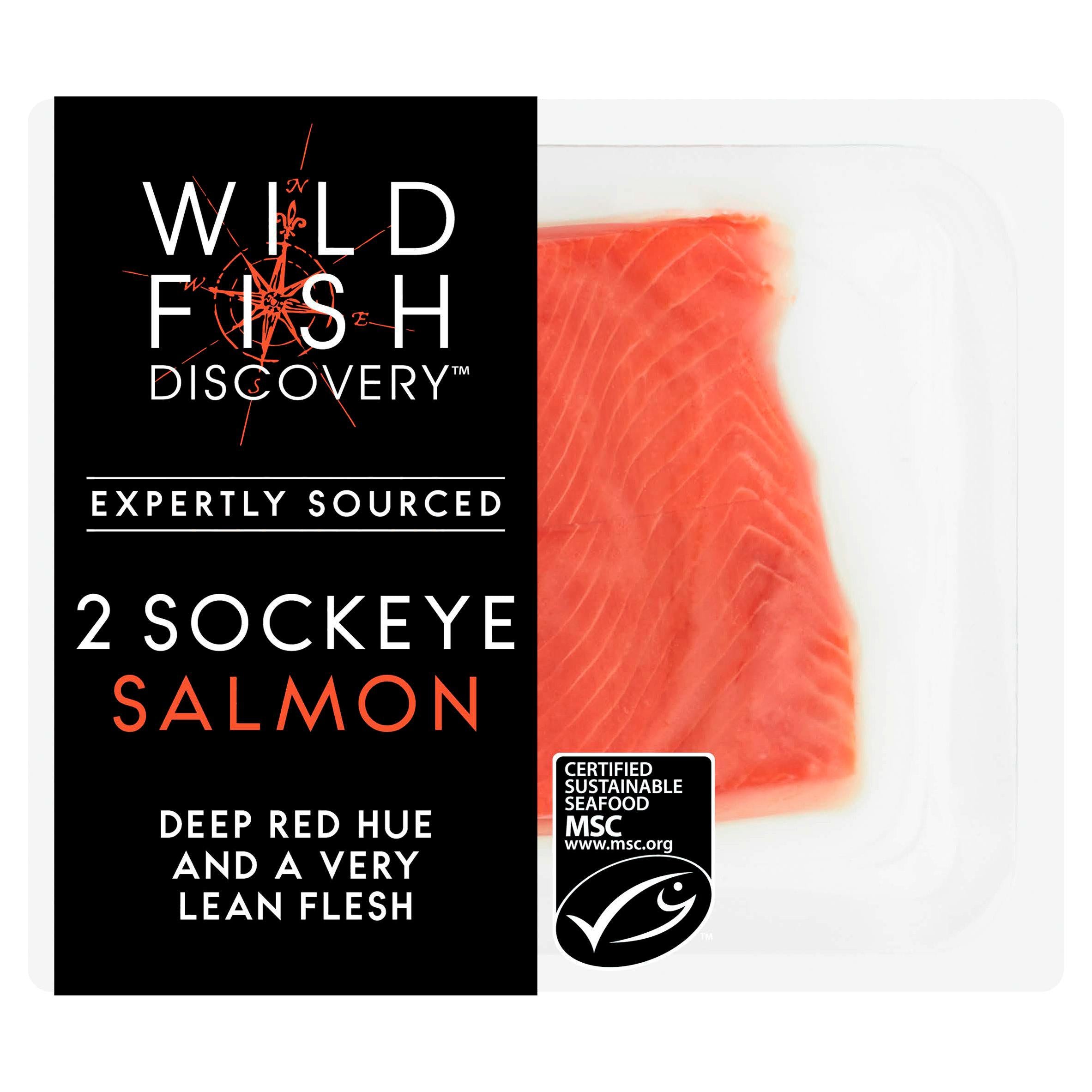 Wild Fish Discovery MSC Sockeye Salmon x2 230g GOODS Sainsburys