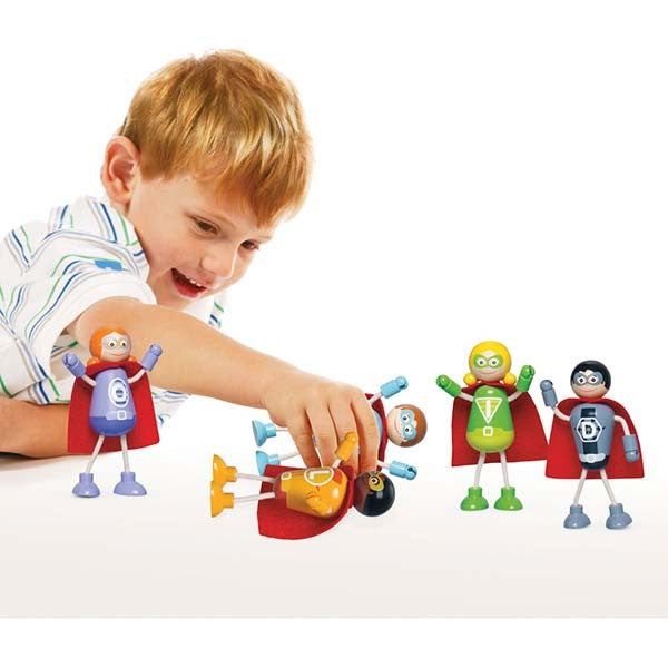 Tidlo Superhero Figure Pack GOODS Superdrug