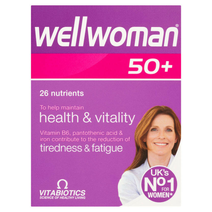 Vitabiotics Wellwoman 50+ Vitamins, Minerals & Supplements ASDA