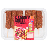 Sainsbury's Smoky Chilli Beef Kebabs x6 360g - McGrocer