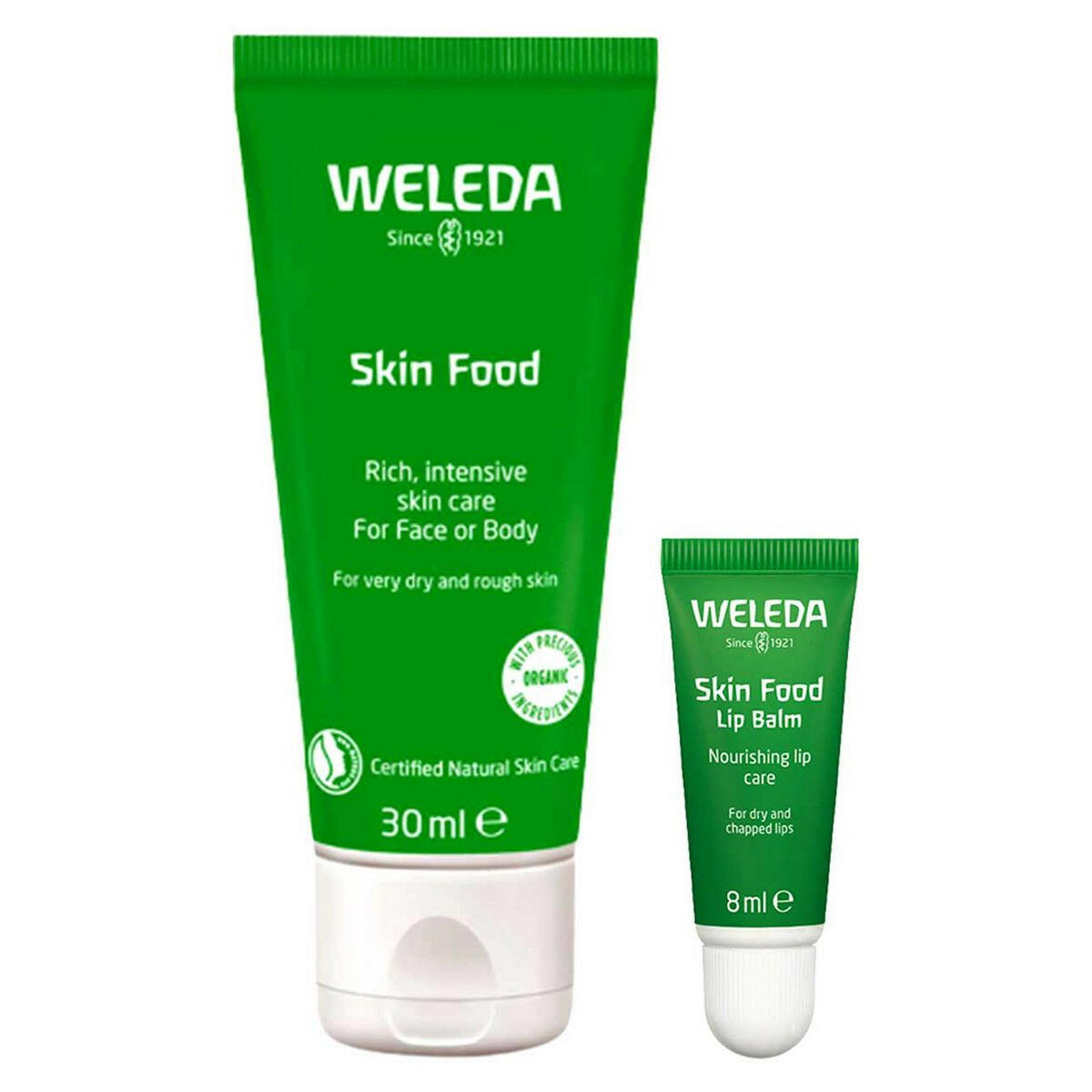 Weleda Skin Food Cream & Lip Balm Bundle 30ml GOODS Boots
