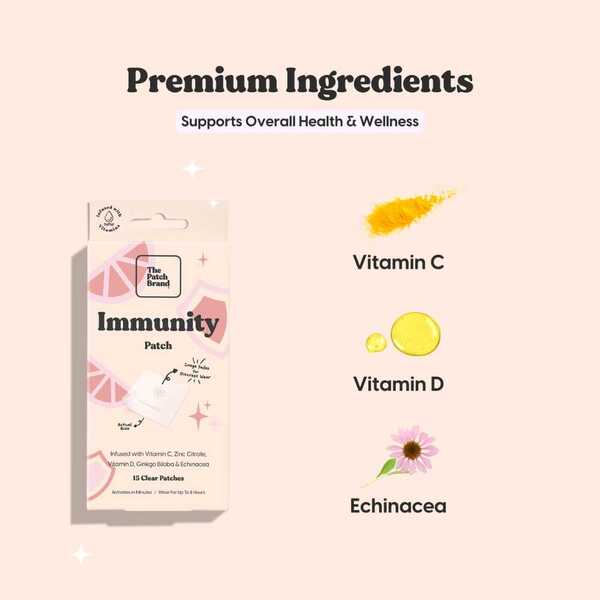 The Patch Brand Immunity Vitamin Patch, 15 patches GOODS Superdrug