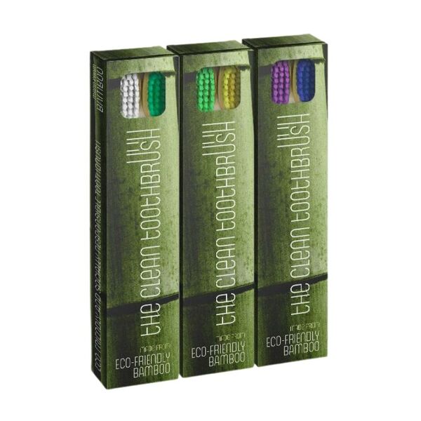 The Clean Toothbrush - Eco-Friendly Toothbrush - 6 pack GOODS Superdrug