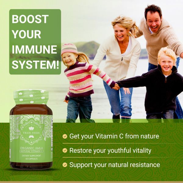 True Veda | Organic Amla | Vitamin C | Vegan | 60 Caps GOODS Superdrug