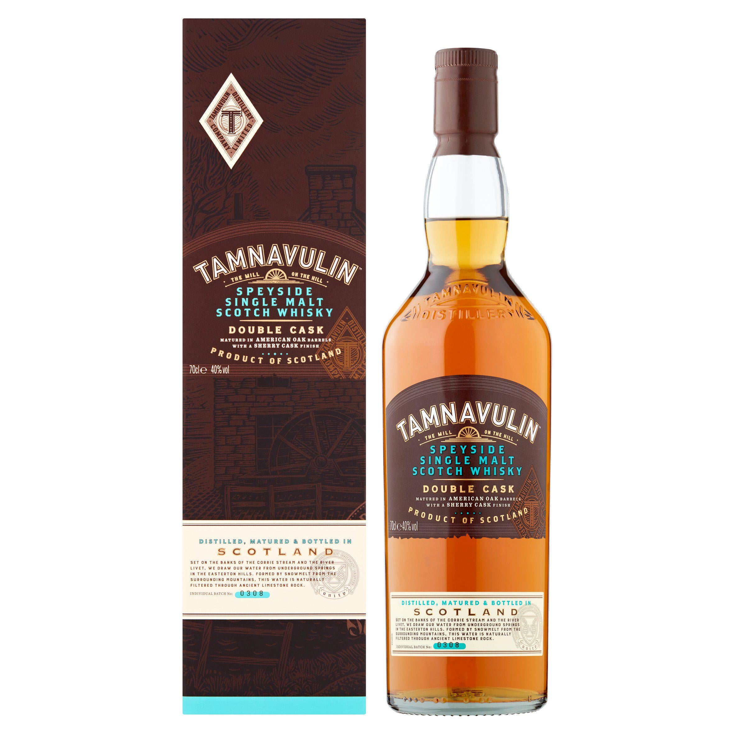 Tamnavulin Speyside Single Malt Scotch Whisky Double Cask 70cl All spirits & liqueurs Sainsburys