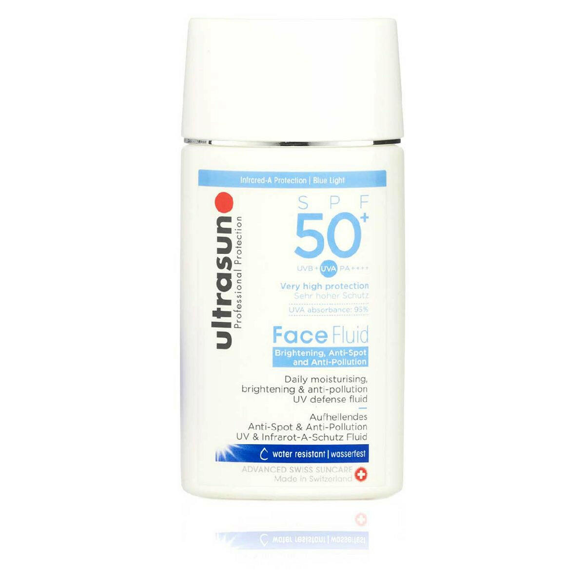 Ultrasun SPF50+ Anti Pollution Face Fluid 40ml GOODS Boots