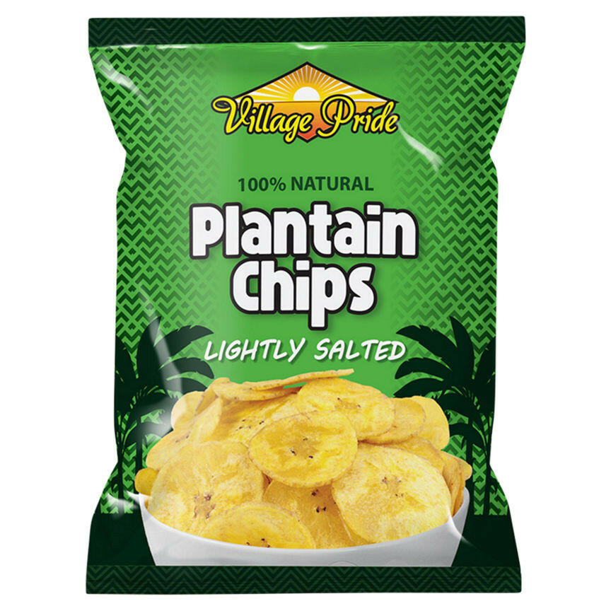 Village Pride Plantain Chips Lightly Salted 75g GOODS ASDA