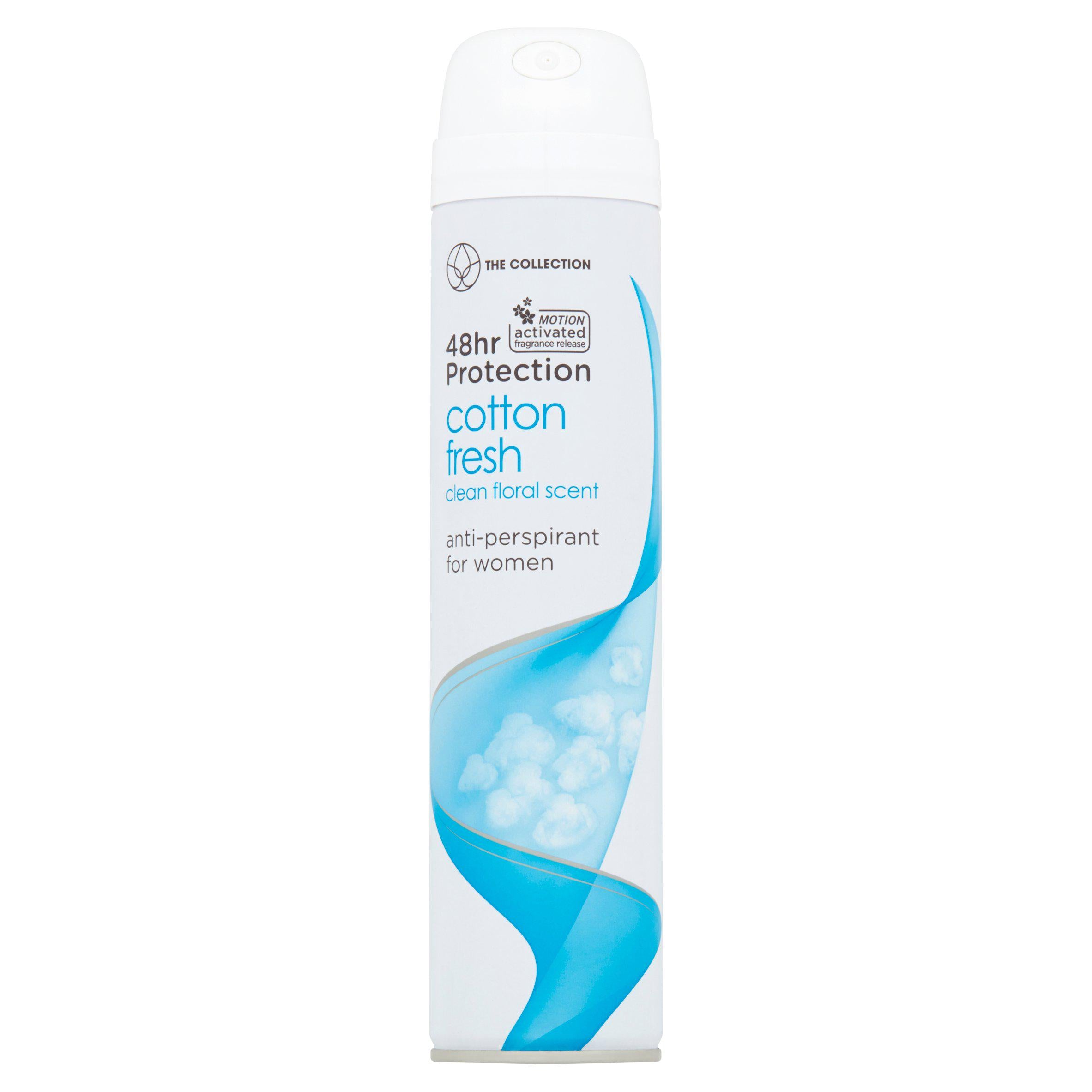 The Collection Cotton Fresh Anti-Perspirant for Women 250ml Women's Sainsburys