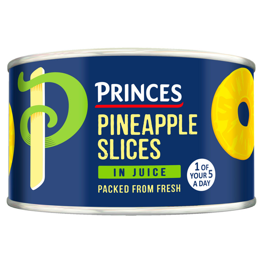 Princes Pineapple Slices in Juice 227g - McGrocer