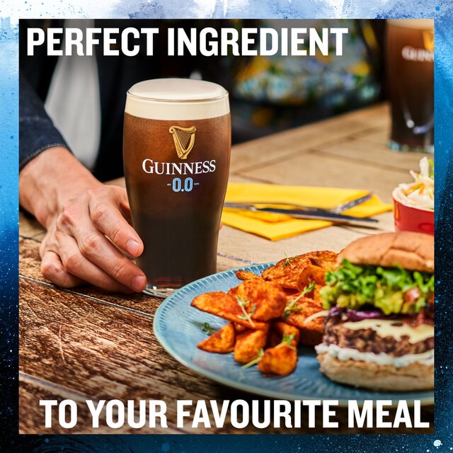 Guinness Draught 0.0% Alcohol Free Stout 4 x 440ml - McGrocer